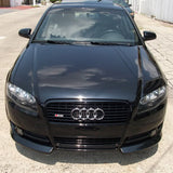 05-08 Audi A4 B7 Euro Front Bumper Lip Spoiler Splitters 2PCS PU
