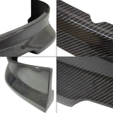 04-07 BMW E60 E61 Pre Lci C Style Front Bumper Lip Spoiler - Carbon Fiber