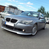 04-07 BMW E60 E61 Pre Lci C Style Front Bumper Lip Spoiler - Carbon Fiber