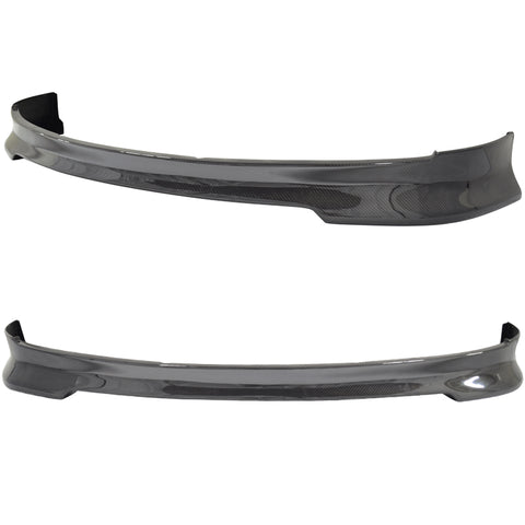 04-07 BMW E60 E61 Pre Lci C Style Front Bumper Lip Spoiler - Carbon Fiber