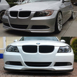 05-08 BMW E90 328 325 335 PP Front Bumper Lip Spoiler Splitter 2pcs