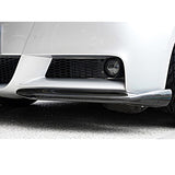 05-08 BMW E90 4D M-tech bumper only Front Bumper Lip Splitter Euro Style 2pcs - Carbon Fiber