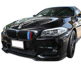 11-16 BMW F10 M-tech End. CC Style Front Bumper Lip Spoiler - Carbon Fiber