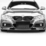 12-18 BMW F30 M Sport M Tech HM Style Front Bumper Lip - ABS