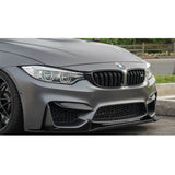 15-20 BMW F80 M3 F82 M4 Front Bumper Lip Spoiler - PU