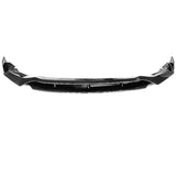 19-21 BMW G05 X5 M Sport Front Bumper Lip 4pcs- Gloss Black ABS