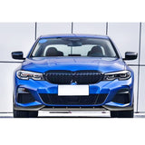 19-20 BMW 3 Series G20 M Sport M340i Front Bumper Lip Spoiler - Matte Black