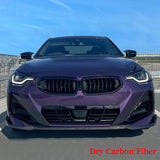 22-23 G42 220i M Sport M240i Performance Front Bumper Lip - Dry Carbon Fiber