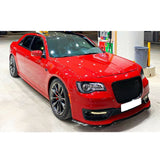 17-20 Chrysler 300 Front Bumper Lip Spoiler PP - Carbon Fiber Print