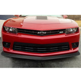 14-15 Chevy Camaro SS Z28 A Style Front Bumper Lip - Carbon Fiber Look