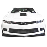 14-15 Chevy Camaro Z28 Style Front Bumper Lip Matte Black - PP
