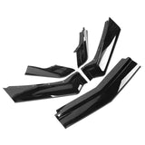 20-22 Chevy Corvette C8 5VM Style Front Bumper Lip - Gloss Black ABS 5PCS