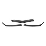 20-22 Chevy Corvette C8 Z51 Style Front Bumper Lip Spoiler - Carbon Fiber 3PC