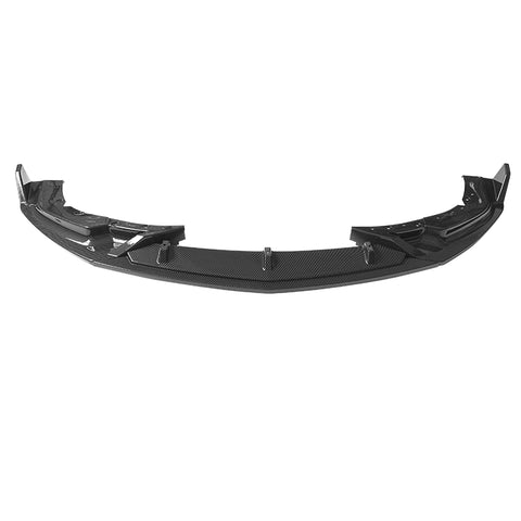 20-23 Cadillac CT4 3PCS Front Bumper Lip PP - Carbon Fiber Print