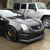 08-15 Cadillac CTS V Sedan H Style Front Bumper Valance Spoiler Lip PU