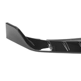 15-22 Dodge Charger Front Bumper Lip IK V3 Style - Gloss Black 3PCS ABS