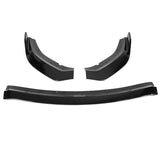 20-22 Dodge Charger Widebody IK V1 Front Bumper Lip - Gloss Black ABS 3PCS