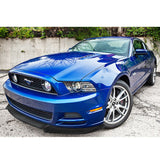 13-14 Ford Mustang IK Style Front Bumper Lip - CFL Carbon Fiber Print