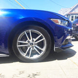 15-20 Ford Mustang GT Style Front Bumper Corner Spoiler Winglet Splitter