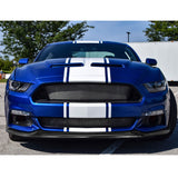 15-17 Ford Mustang Front Bumper Lip Spoiler Shelby Style - PU