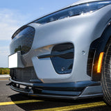 21-23 Ford Mustang Mach-E GT 3PCS Front Bumper Lip - PP Carbon Fiber Print