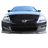 03-05 Accord 2Dr HC1 Front Bumper Lip Spoiler Matte Black - PP CF Texture