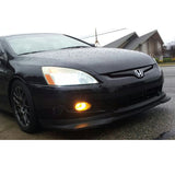 03-05 Accord Sedan HC1 Front Bumper Lip Spoiler - Matt Black PP CF Texture