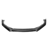 18-21 Honda Accord 10th Gen IK V3 Front Bumper Lip - PP Gloss Black 3PCS