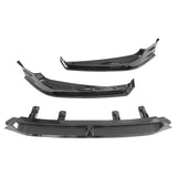 18-21 Honda Accord Front Bumper Lip Chin Spoiler Splitter - 3PC Gloss Black PP