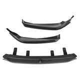 18-21 Honda Accord Front Bumper Lip Chin Spoiler Splitter - 3PC Matte Black PP