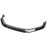 21-22 Honda Accord IK V2 Front Bumper Lip Spoiler Kit - Gloss Black PP 4PCS