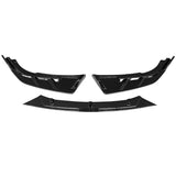 21-22 Honda Accord IK V3 Front Bumper Lip Spoiler - Gloss Black PP 3PCS