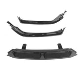 21-22 Honda Accord Front Bumper Lip Chin Spoiler Splitter - 3PC Gloss Black PP