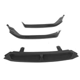 21-22 Honda Accord Front Bumper Lip Chin Spoiler Splitter - 3PC Matte Black PP