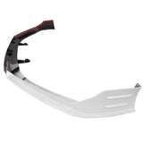 21-22 Honda Accord Front Bumper Lip Chin Spoiler - 3PC Gloss Black & White PP