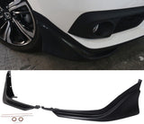 16-17 Honda Civic Front Bumper Lip Splitter Modulo Style