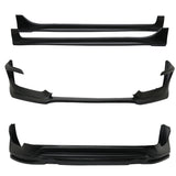 16-17 Honda Civic Sedan AVS Style Front lip + Side Skirts + Rear Lip Apron Splitter Bodykit