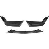 17-21 Honda Civic Hatchback IK Style Front Lip - Carbon Fiber Print PP 3PCS