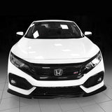 17-21 Honda Civic Si Hatchback 5Dr GT Style Front Bumper Lip Unpainted - PU