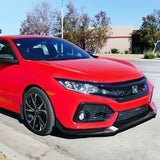 19-20 Honda Civic CS Style Front Bumper Lip Spoiler - PU