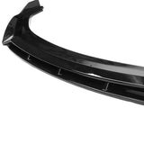 19-20 Honda Civic IK V3 Style Front Bumper Lip Spoiler 2PC - Gloss Black