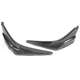 19-20 Honda Civic Modulo Style Front Splitter Side Apron - Carbon Fiber Print