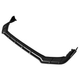 22-23 Honda Civic 11th FE-C Style Front Bumper Lip Spoiler - 3PC Matte Black