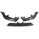 2022 Honda Civic Sedan Front Bumper Lip - PP Carbon Fiber Print 3PC