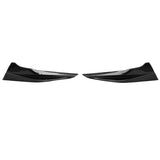 21-22 Honda Civic 11th HPD Style 2PCS Front Bumper Splitters - Gloss Black PP