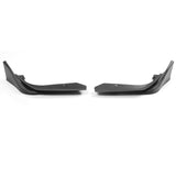 22- Honda Civic 4-Door MD Style Front Bumper Lip Splitter - Matte Black PP 2PCS