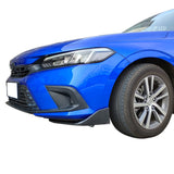 22- Honda Civic 4-Door MD Front Bumper Lip Splitter - Carbon Fiber Print 2PCS