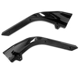 22- Honda Civic 4-Door MD Front Bumper Lip Splitter - Carbon Fiber Print 2PCS