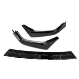 23-24 Honda CR-V EX EX-L IK Style Front Bumper Lip Spoiler - PP Gloss Black