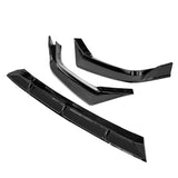 23-24 Honda CR-V EX EX-L IK Style Front Bumper Lip Spoiler - PP Gloss Black